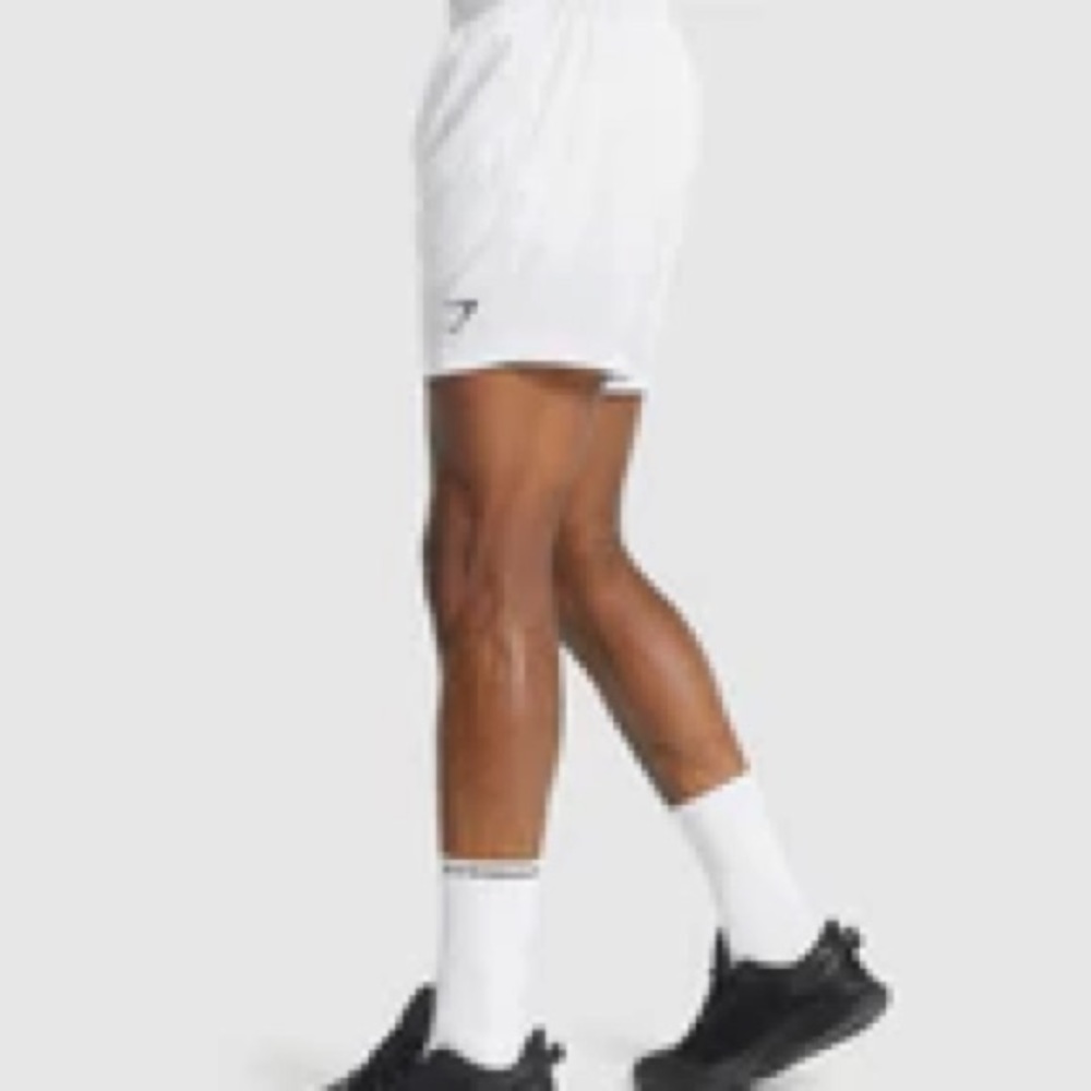 Gymshark Sport Shorts, White, Medium
